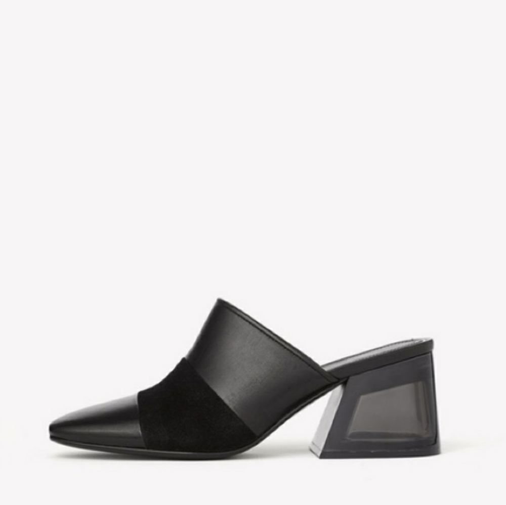 Rag & Bone Millie Mule Black 6 nwt
